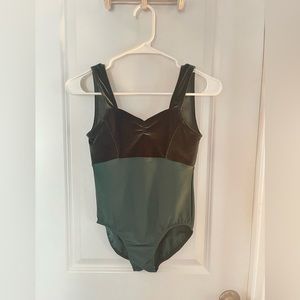 dark green suffolk ballet leotard